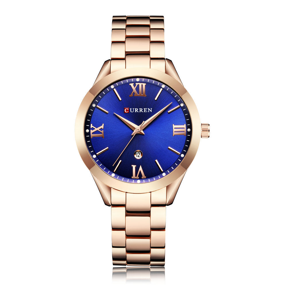 CURREN 9007 Rose Gold Watch Women Quartz Watches Ladies Top Brand Luxury Female Wrist Watch