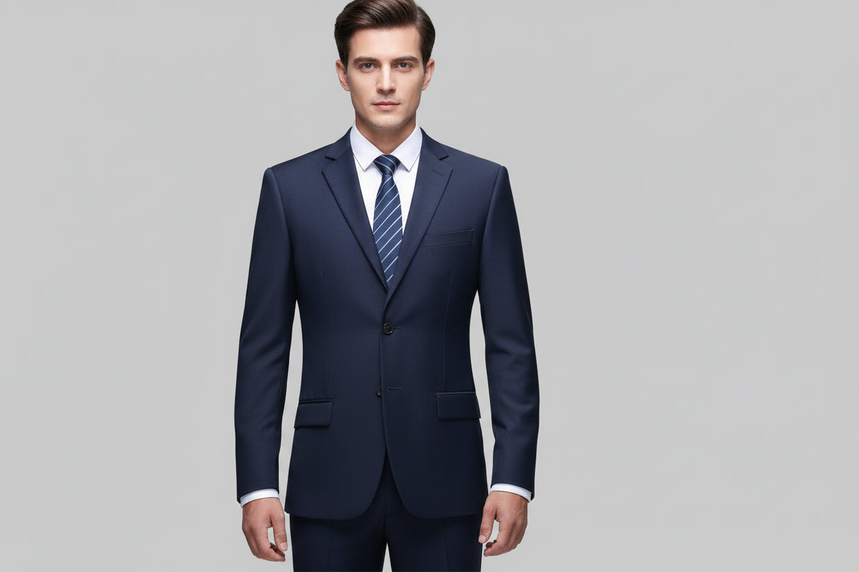 Men’s Classic Black Two-Piece Formal Suit