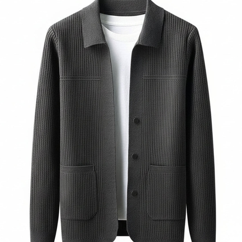 Men’s Premium Knit Cardigan Jacket