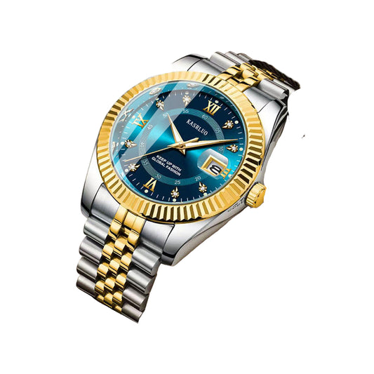 Men's Non-Mechanical Quartz Log Watch Fashion Casual Luminous High-End High-Value