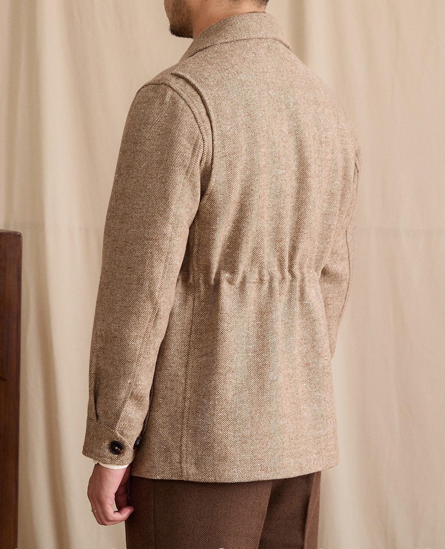 Men’s Classic Tweed Heritage Jacket – Tailored Fit Winter Blazer